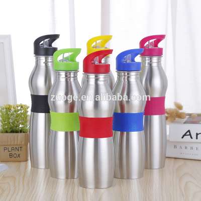 ZUOGE Wholesale 6 colors 600ml 750ml water drinking bottle stainless steel