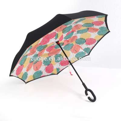 High Quality upside down 2 fold umbrella OEM accepted