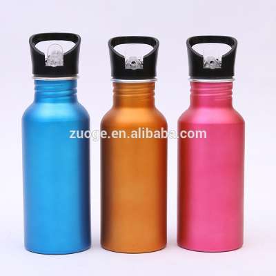 ZUOGE wholesale 3 colors 500ml sport water bottle custom logo