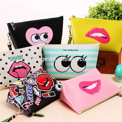 Fashion PU Leather Cosmetic Bag Makeup Bag 8 designs